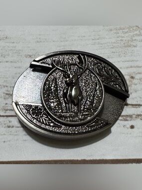 Vintage Deer Buck Belt Buckle